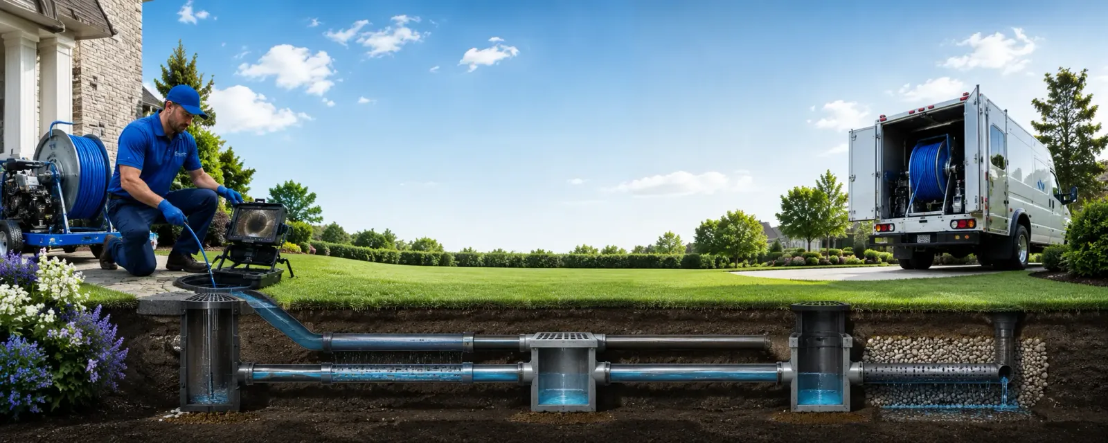 Outdoor drain cleaning information for Shanks, WV